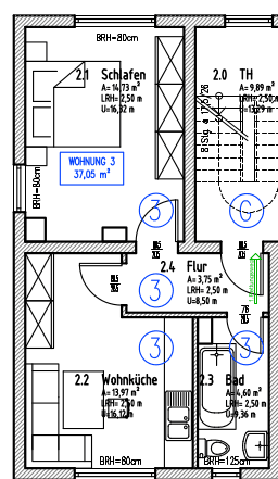 Prenájom bytu 2-izbový 37 m², Bochum, Severné Porýnie - Westfálsko Prenájom bytu 2-izbový 37 m², Bochum, Severné Porýnie - Westfálsko