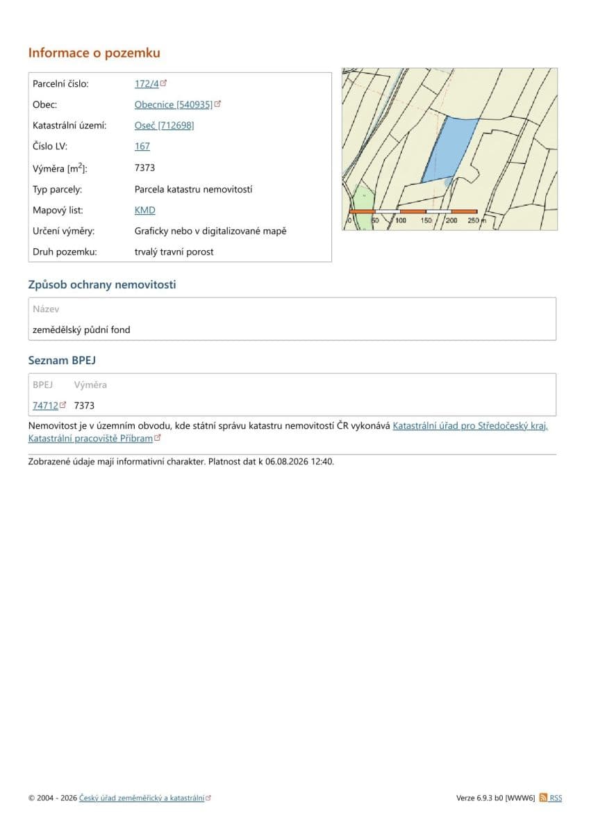 Predaj pozemku 28.997 m², Obecnice, Středočeský kraj Predaj pozemku 28.997 m², Obecnice, Středočeský kraj
