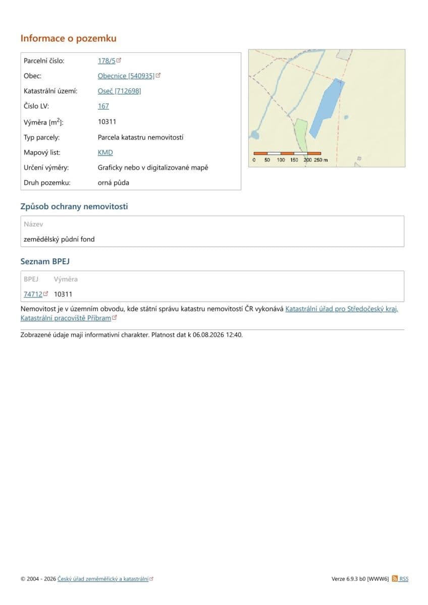 Predaj pozemku 28.997 m², Obecnice, Středočeský kraj Predaj pozemku 28.997 m², Obecnice, Středočeský kraj