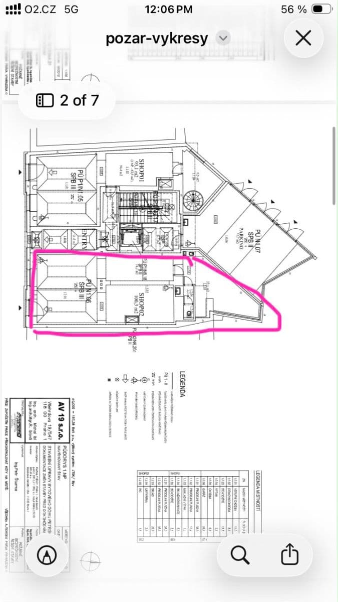 Prenájom kancelárie 97 m², Petrská, Praha, Praha Prenájom kancelárie 97 m², Petrská, Praha, Praha