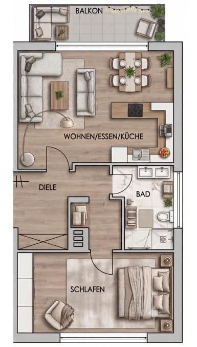Prenájom bytu 2-izbový 70 m², Am Weidengraben 48, Duisburg, Severné Porýnie - Westfálsko Prenájom bytu 2-izbový 70 m², Am Weidengraben 48, Duisburg, Severné Porýnie - Westfálsko