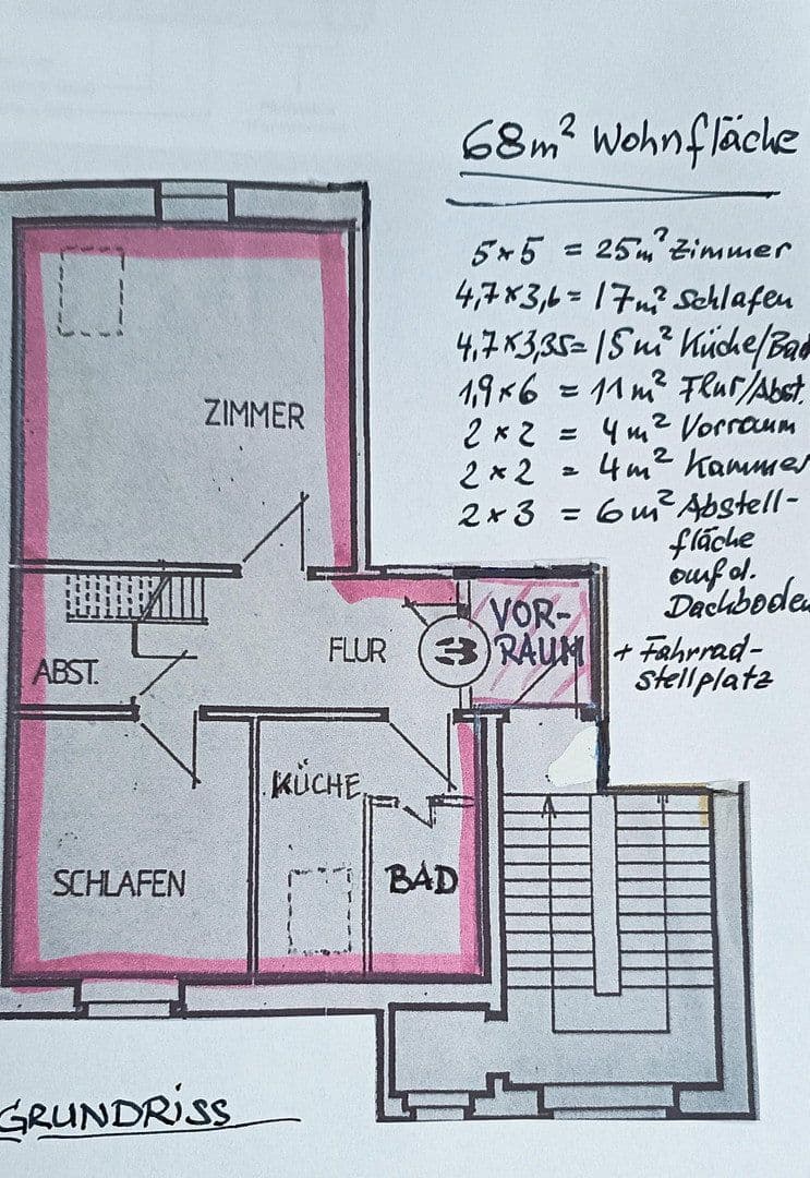Prenájom bytu 2-izbový 70 m², Bad Kreuznach, Porýnie-Falcko Prenájom bytu 2-izbový 70 m², Bad Kreuznach, Porýnie-Falcko