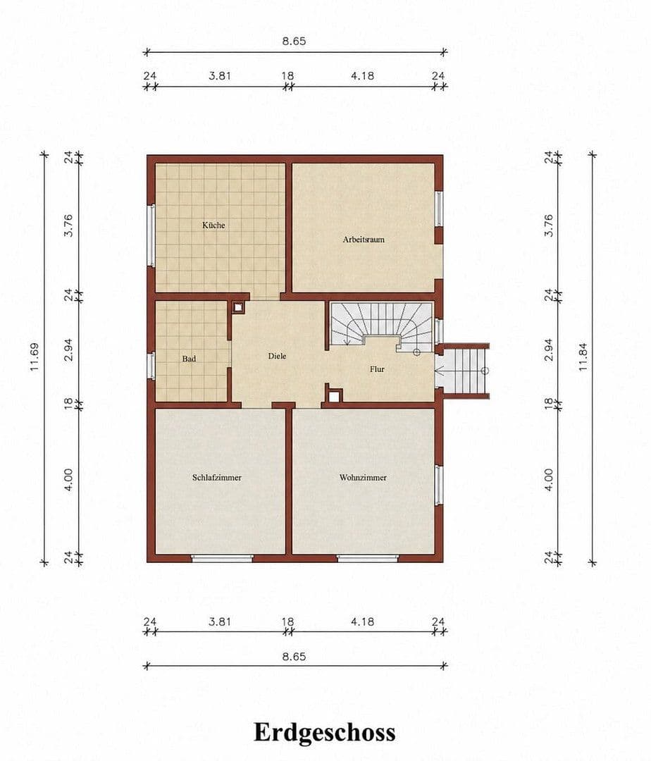 Predaj domu 152 m², pozemok 322 m², Rheinstraße 10, 76467 Bietigheim/Baden, Bietigheim, Bádensko-Wurttembersko Predaj domu 152 m², pozemok 322 m², Rheinstraße 10, 76467 Bietigheim/Baden, Bietigheim, Bádensko-Wurttembersko