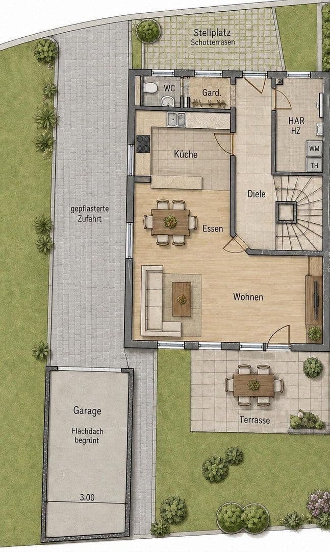 Predaj domu 106 m², pozemok 193 m², Hirsackerstrasse 5/2, Gottmadingen, Bádensko-Wurttembersko Predaj domu 106 m², pozemok 193 m², Hirsackerstrasse 5/2, Gottmadingen, Bádensko-Wurttembersko