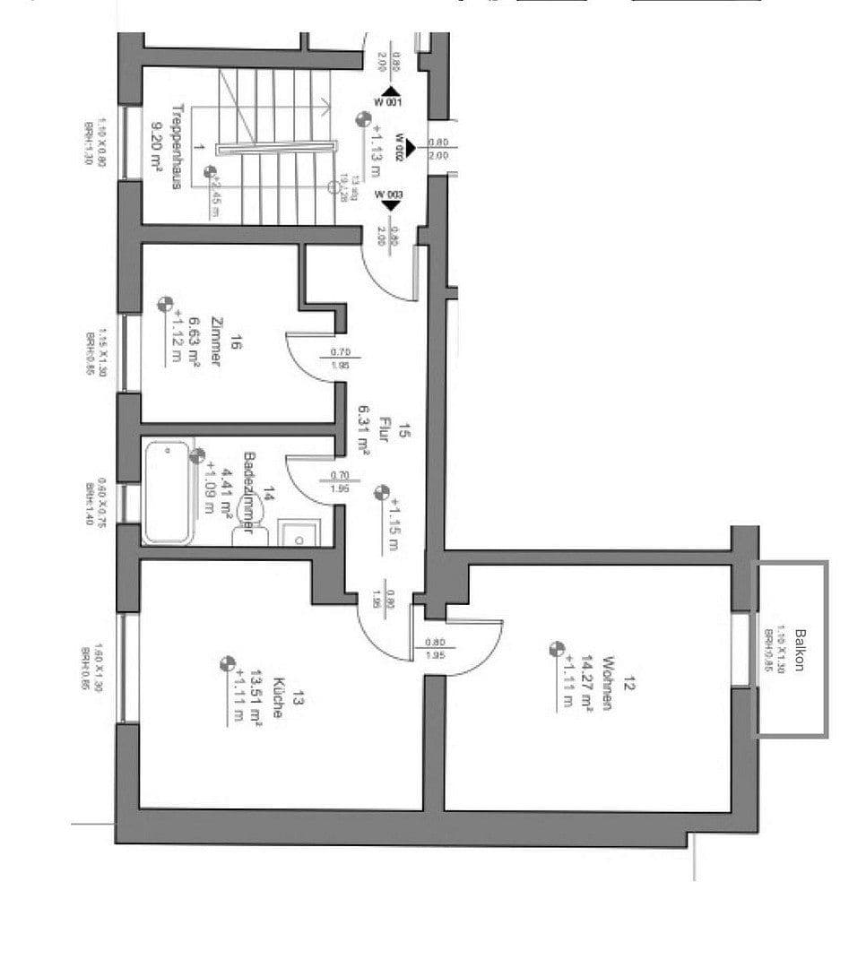 Prenájom bytu 2-izbový 48 m², Schwäbelstraße 6, Schwandorf, Bavorsko Prenájom bytu 2-izbový 48 m², Schwäbelstraße 6, Schwandorf, Bavorsko