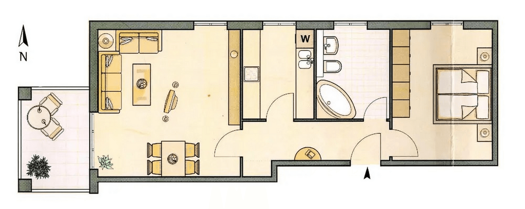 Prenájom bytu 2-izbový 62 m², Am Kapuzinerhölzl 37a, München, Bavorsko Prenájom bytu 2-izbový 62 m², Am Kapuzinerhölzl 37a, München, Bavorsko