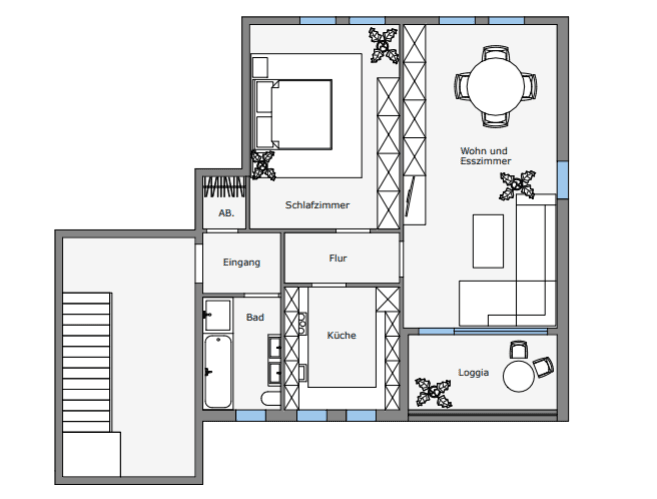 Predaj bytu 2-izbový 78 m², Zirndorf, Bavorsko Predaj bytu 2-izbový 78 m², Zirndorf, Bavorsko