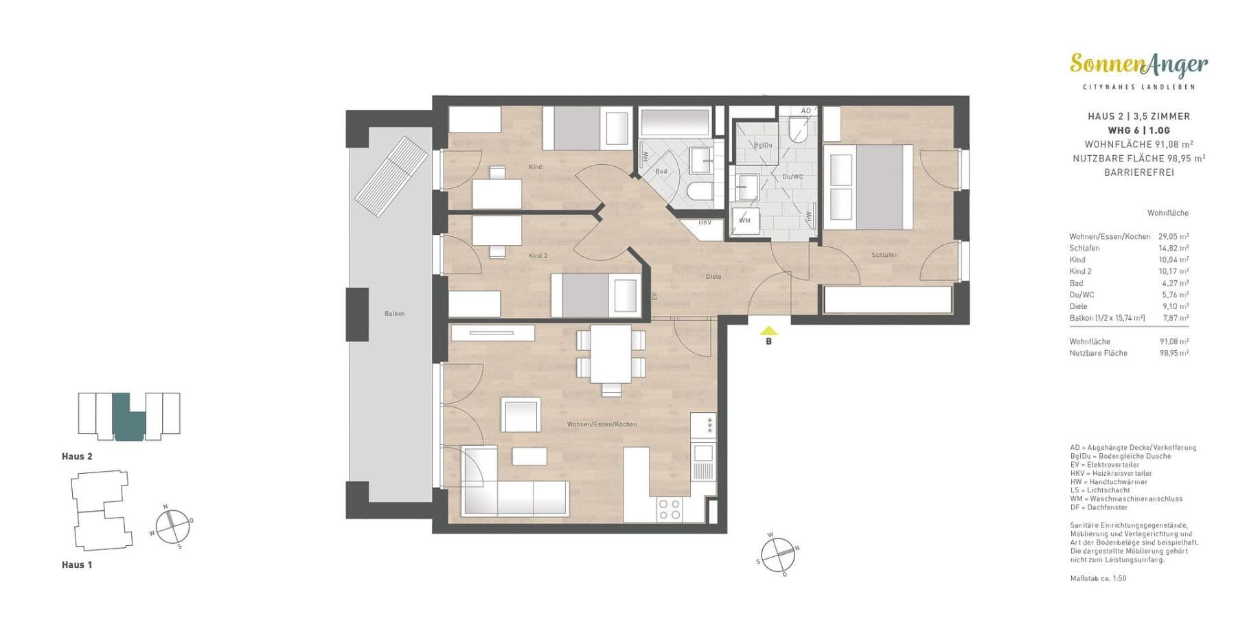 Predaj bytu 3-izbový 92 m², Keferloher-Markt-Straße 9b, Putzbrunn-Oedenstockach, Bavorsko Predaj bytu 3-izbový 92 m², Keferloher-Markt-Straße 9b, Putzbrunn-Oedenstockach, Bavorsko