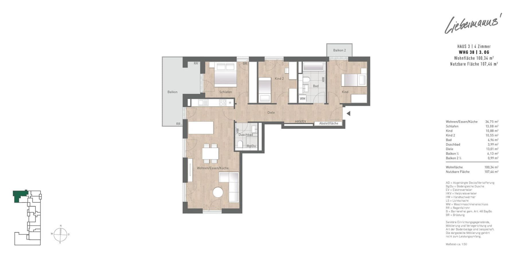Predaj bytu 4-izbový 101 m², Max-Liebermann-Straße 1b, München, Bavorsko Predaj bytu 4-izbový 101 m², Max-Liebermann-Straße 1b, München, Bavorsko