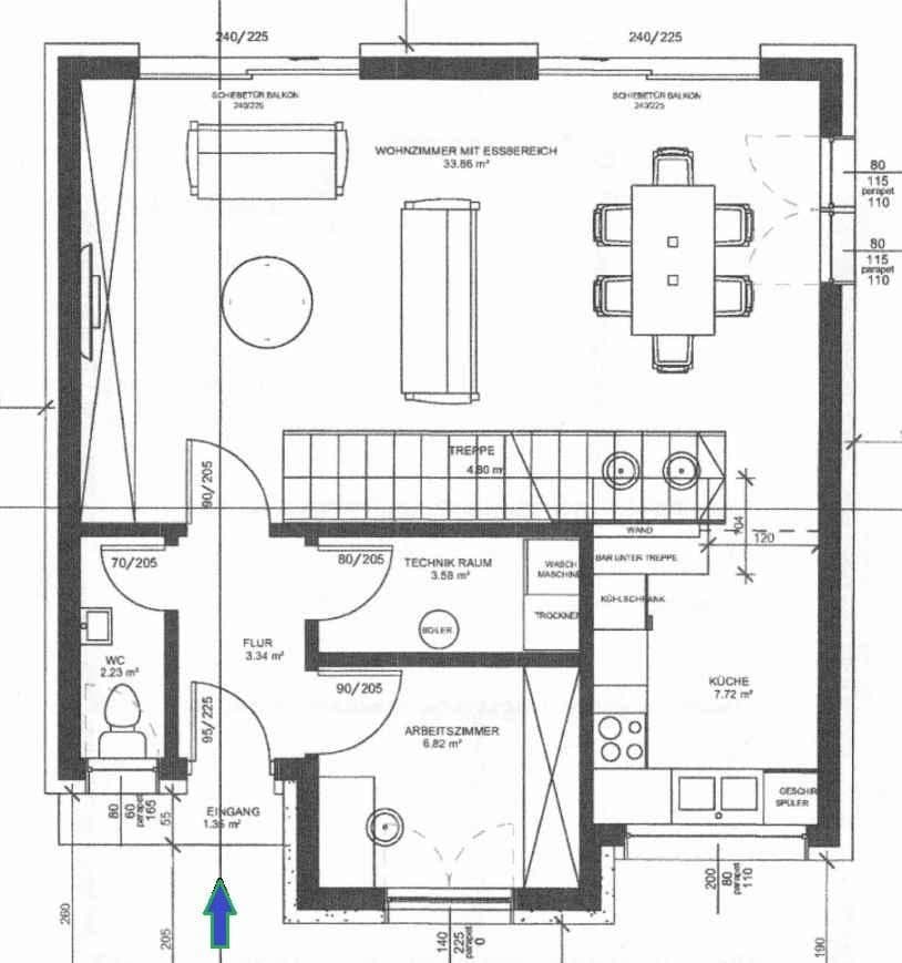 Prenájom domu 160 m², pozemok 385 m², Wächtersbach, Hesensko Prenájom domu 160 m², pozemok 385 m², Wächtersbach, Hesensko