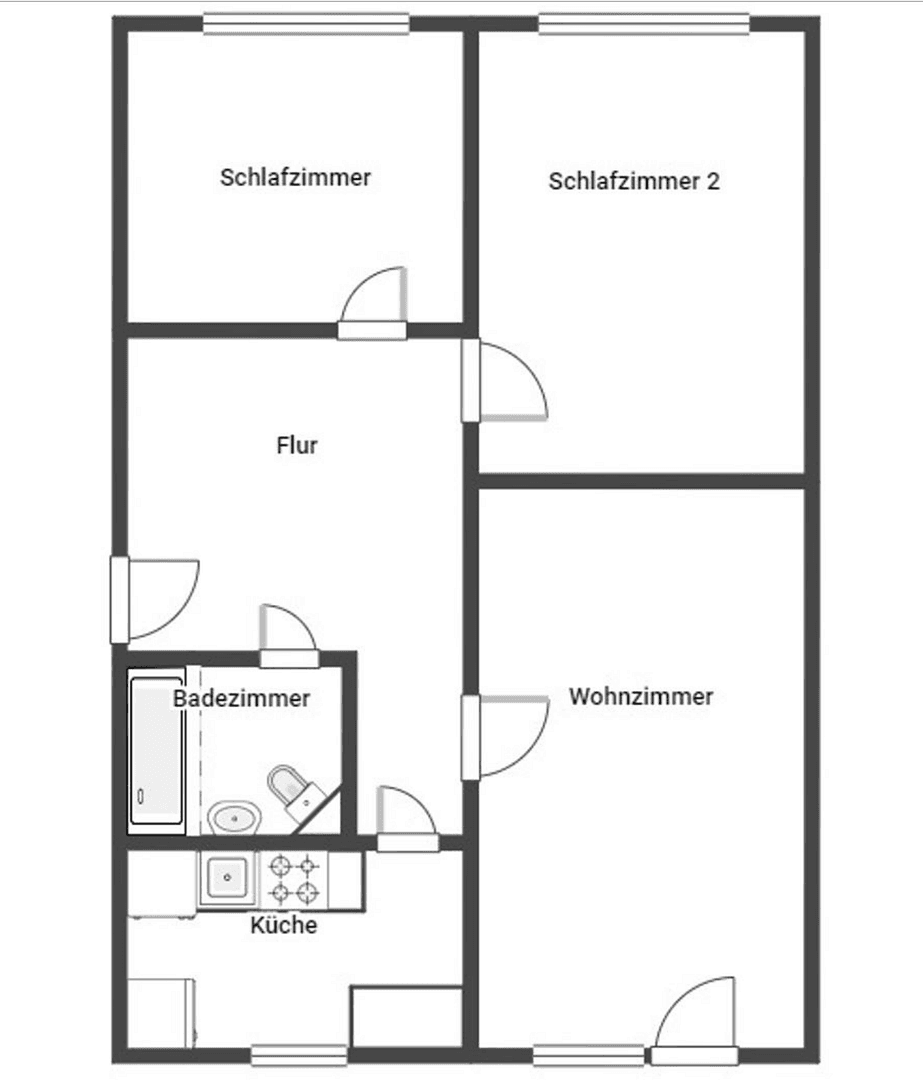 Prenájom bytu 3-izbový 73 m², Bernau, Brandenbursko Prenájom bytu 3-izbový 73 m², Bernau, Brandenbursko