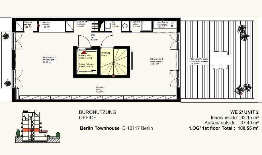 Prenájom bytu 1-izbový 85 m², Caroline-von-Humboldt-Weg 12, Berlin, Berlín Prenájom bytu 1-izbový 85 m², Caroline-von-Humboldt-Weg 12, Berlin, Berlín