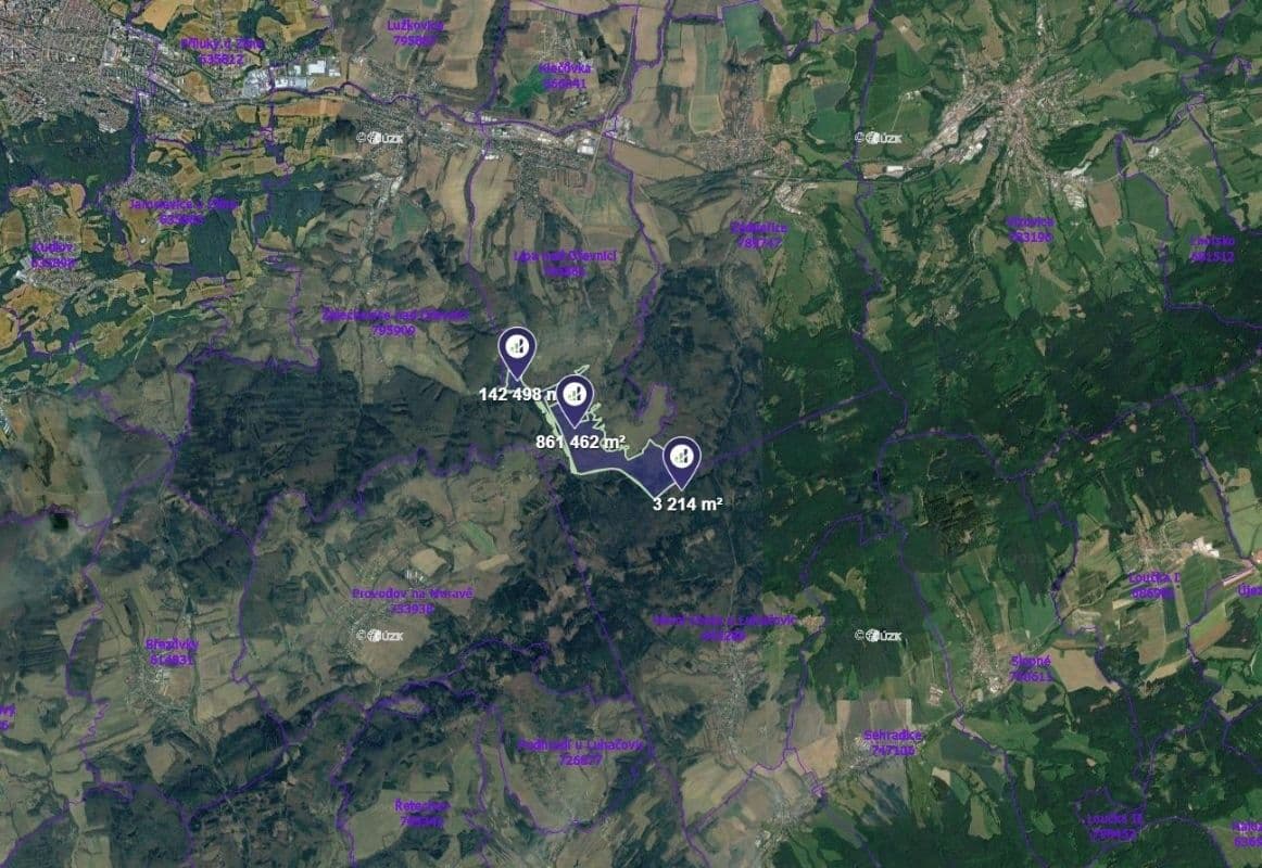 Predaj pozemku 12.348 m², Lípa, Zlínský kraj Predaj pozemku 12.348 m², Lípa, Zlínský kraj