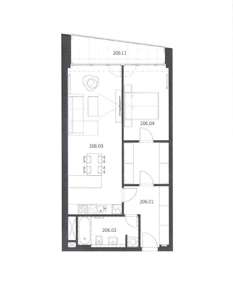 Prenájom bytu 2-izbový 69 m², Poděbradova, Brno, Jihomoravský kraj Prenájom bytu 2-izbový 69 m², Poděbradova, Brno, Jihomoravský kraj