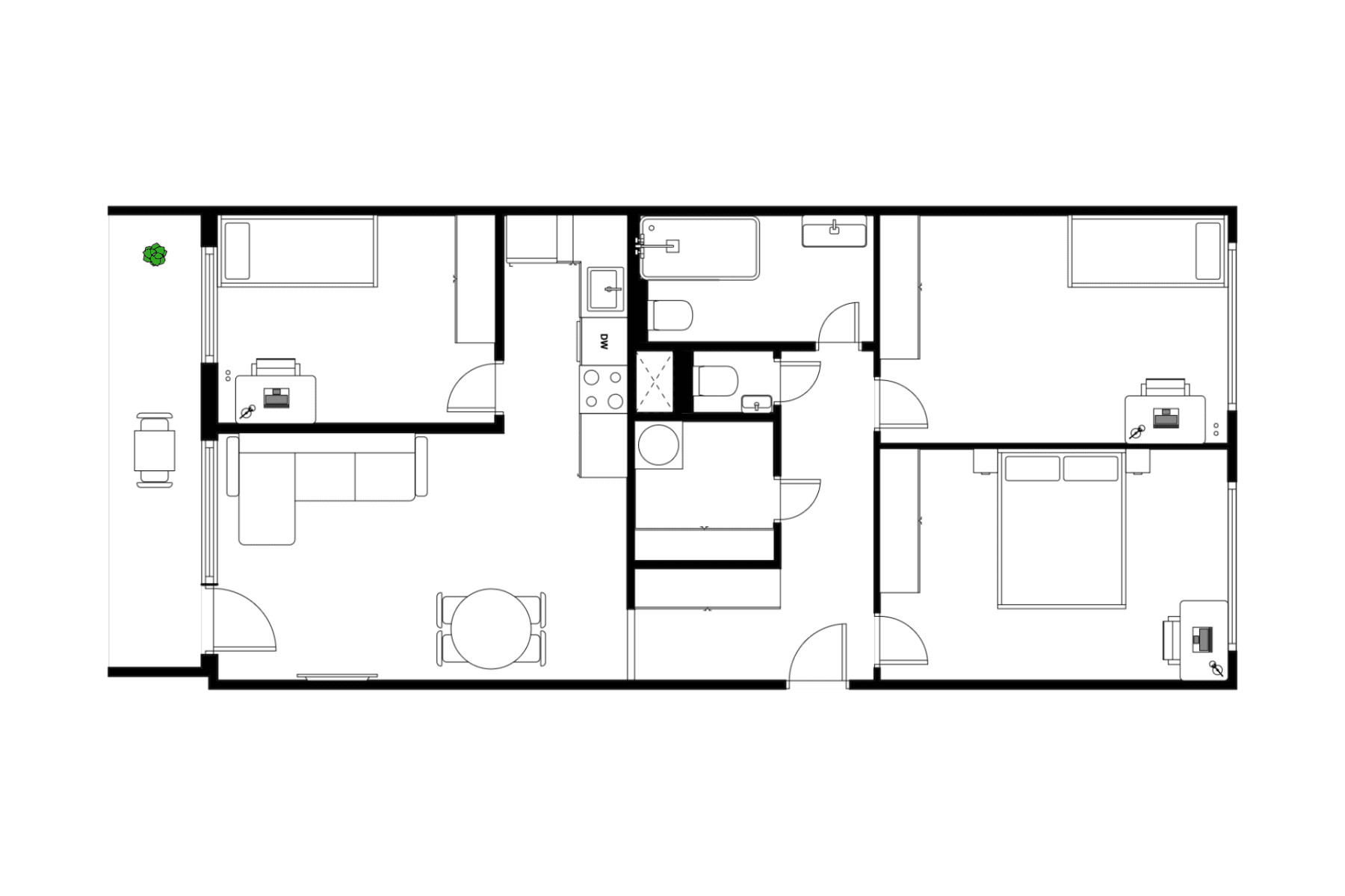 Predaj bytu 4-izbový 80 m², Přecechtělova, Praha, Praha Predaj bytu 4-izbový 80 m², Přecechtělova, Praha, Praha