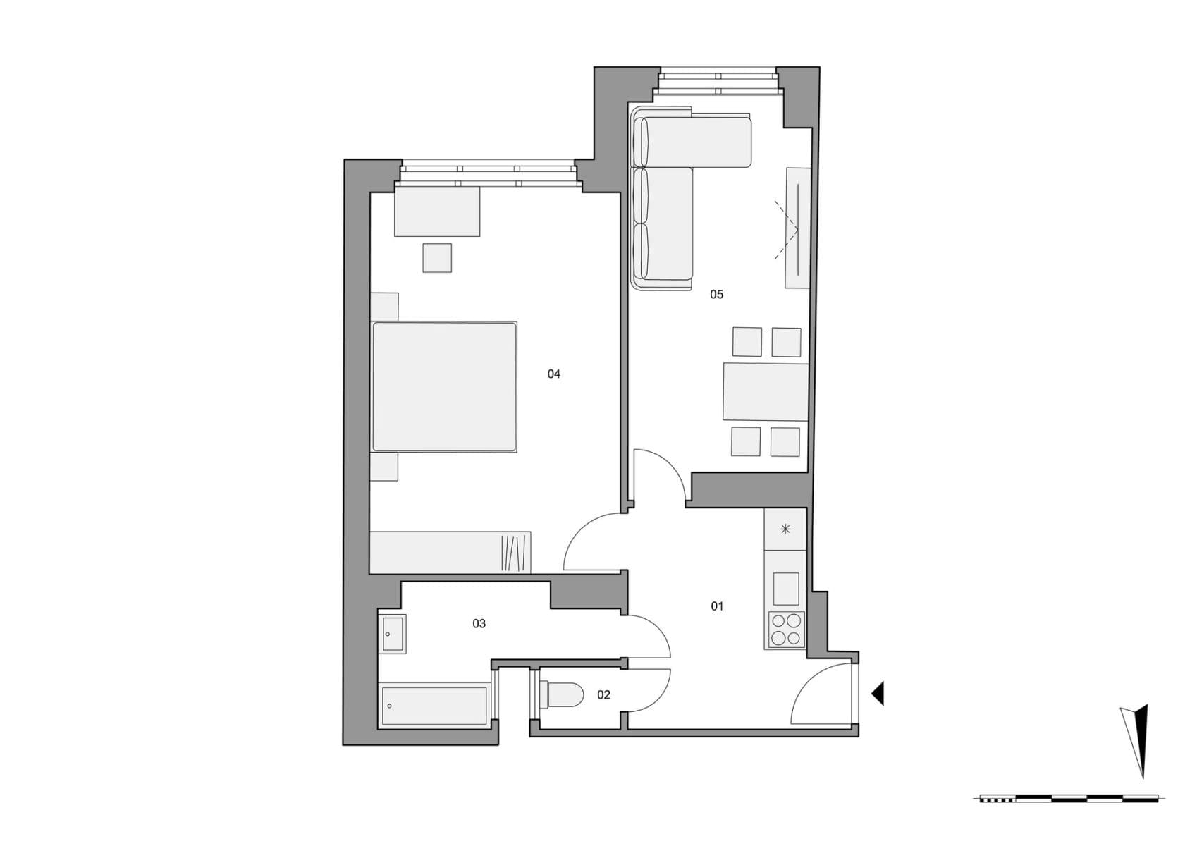 Predaj bytu 2-izbový 50 m², Vosmíkových, Praha, Praha Predaj bytu 2-izbový 50 m², Vosmíkových, Praha, Praha