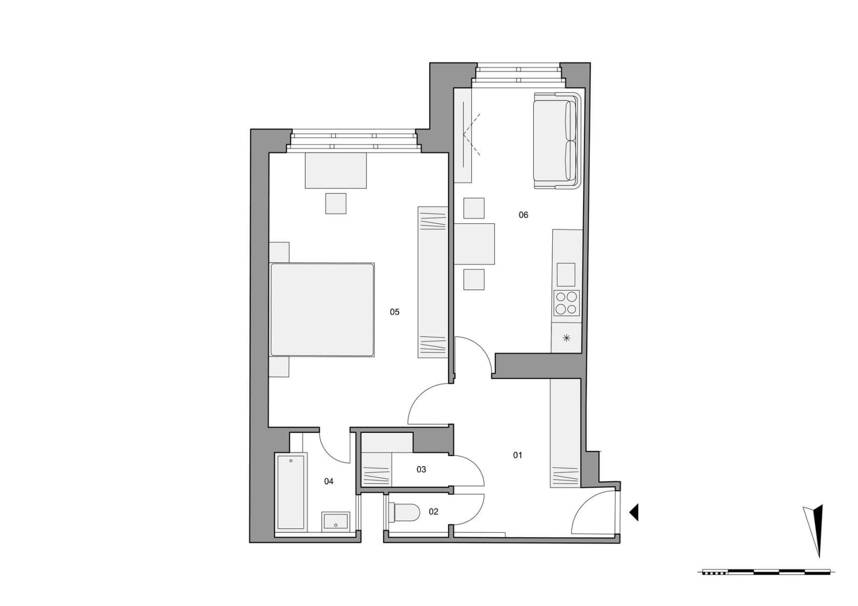 Predaj bytu 2-izbový 50 m², Vosmíkových, Praha, Praha Predaj bytu 2-izbový 50 m², Vosmíkových, Praha, Praha