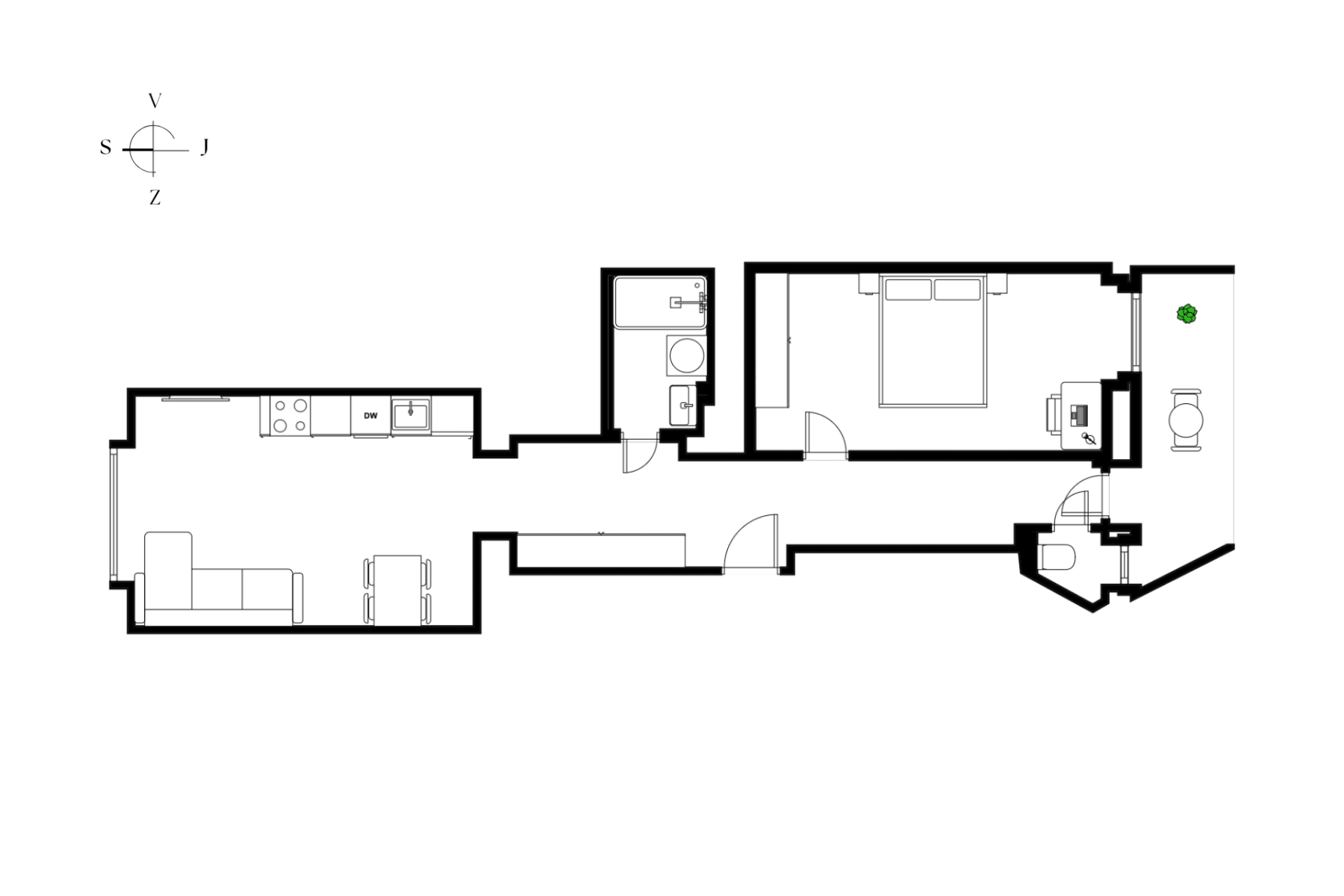 Predaj bytu 2-izbový 56 m², Francouzská, Praha, Praha Predaj bytu 2-izbový 56 m², Francouzská, Praha, Praha