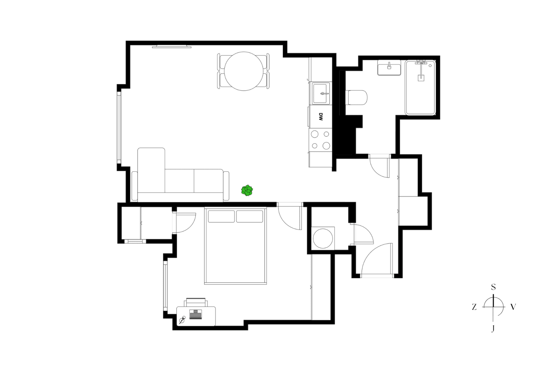 Predaj bytu 2-izbový 47 m², V Horkách, Praha, Praha Predaj bytu 2-izbový 47 m², V Horkách, Praha, Praha