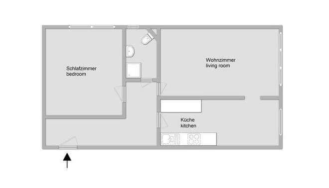 Prenájom bytu 2-izbový 55 m², Sandstraße 34, München, Bavorsko Prenájom bytu 2-izbový 55 m², Sandstraße 34, München, Bavorsko