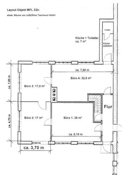 Prenájom kancelárie 500 m², Chemnitz-Borna, Chemnitz, Sasko Prenájom kancelárie 500 m², Chemnitz-Borna, Chemnitz, Sasko