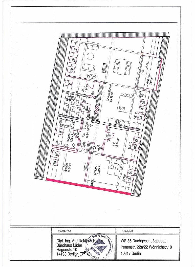 Prenájom bytu 4-izbový 137 m², Wönnichstraße 10, Berlin, Berlín Prenájom bytu 4-izbový 137 m², Wönnichstraße 10, Berlin, Berlín