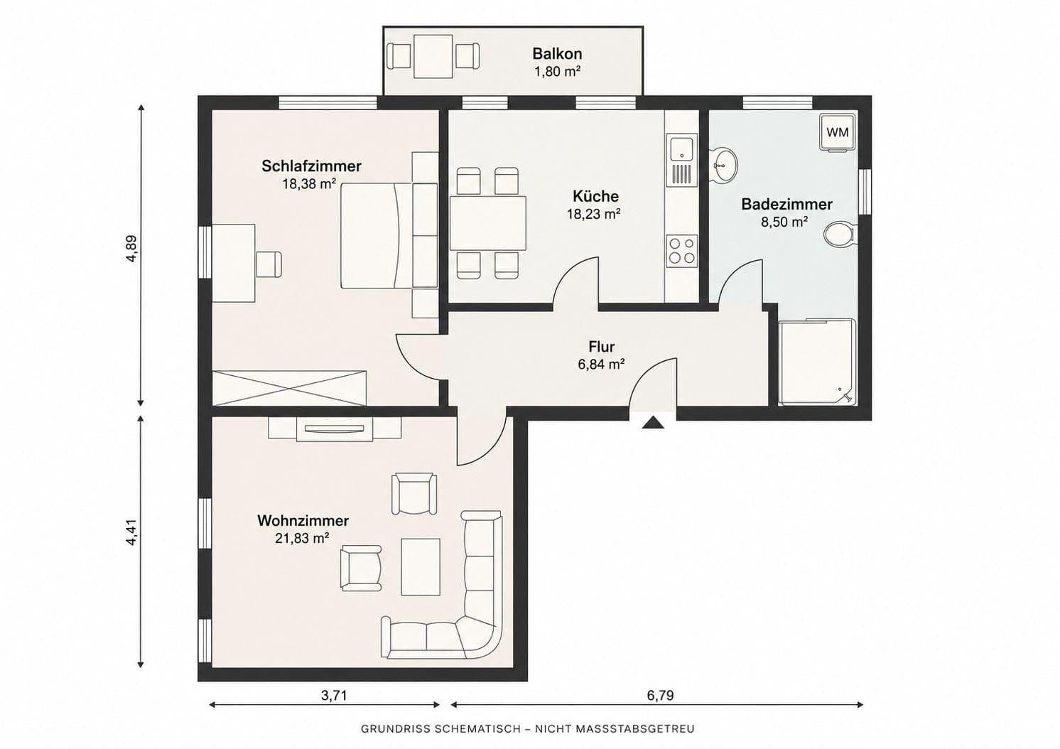 Prenájom bytu 2-izbový 76 m², Außerrötzing 29, Außernzell, Bavorsko Prenájom bytu 2-izbový 76 m², Außerrötzing 29, Außernzell, Bavorsko