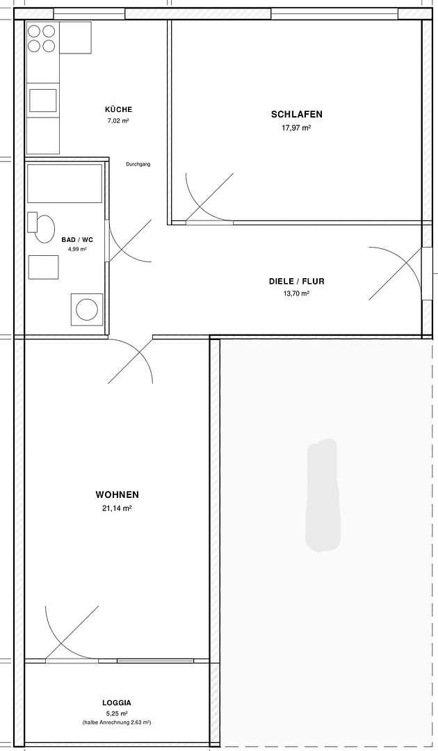 Predaj bytu 2-izbový 59 m², Offenbach am Main, Hesensko Predaj bytu 2-izbový 59 m², Offenbach am Main, Hesensko