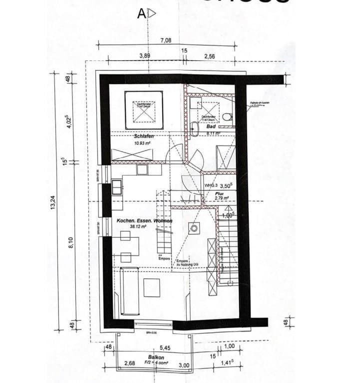 Prenájom bytu 2-izbový 73 m², Mühlbachstraße 15, Dirlewang, Bavorsko Prenájom bytu 2-izbový 73 m², Mühlbachstraße 15, Dirlewang, Bavorsko