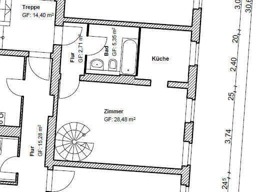 Predaj bytu 2-izbový 72 m², Altheider Straße 32, Berlin, Berlín Predaj bytu 2-izbový 72 m², Altheider Straße 32, Berlin, Berlín