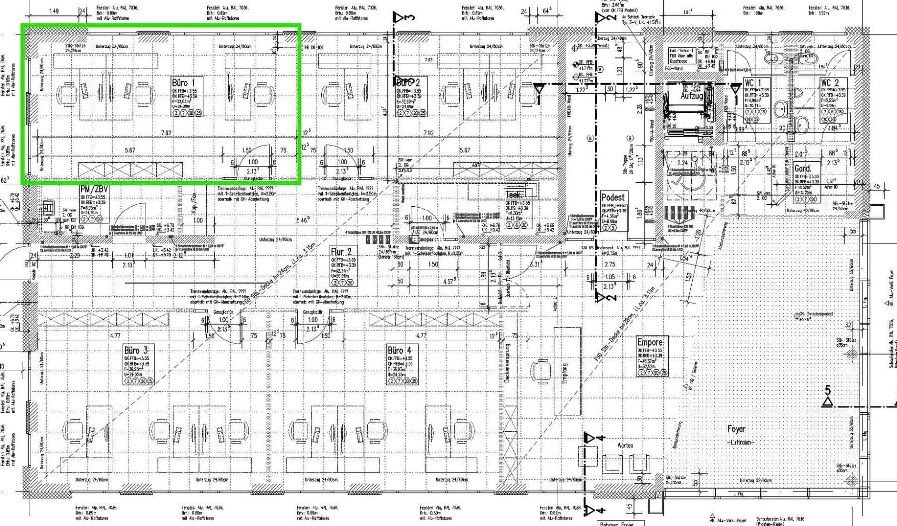 Prenájom kancelárie 46 m², Wagner-Régeny-Straße 14, Berlin, Berlín Prenájom kancelárie 46 m², Wagner-Régeny-Straße 14, Berlin, Berlín