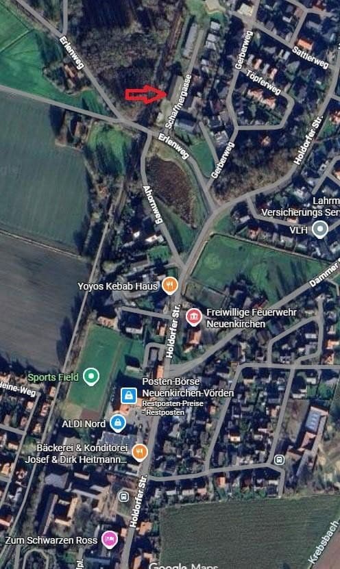 Prenájom bytu 2-izbový 50 m², Neuenkirchen-Vörden, Dolné Sasko Prenájom bytu 2-izbový 50 m², Neuenkirchen-Vörden, Dolné Sasko