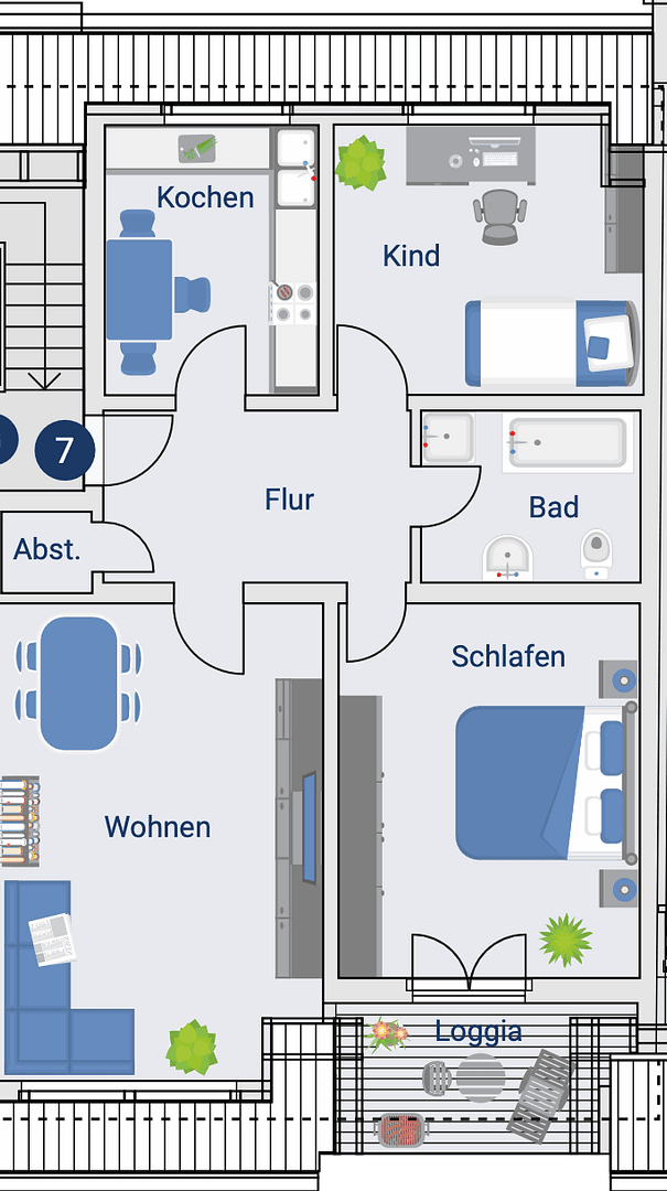 Prenájom bytu 3-izbový 82 m², Alte Grenzstraße 189, Recklinghausen, Severné Porýnie - Westfálsko Prenájom bytu 3-izbový 82 m², Alte Grenzstraße 189, Recklinghausen, Severné Porýnie - Westfálsko