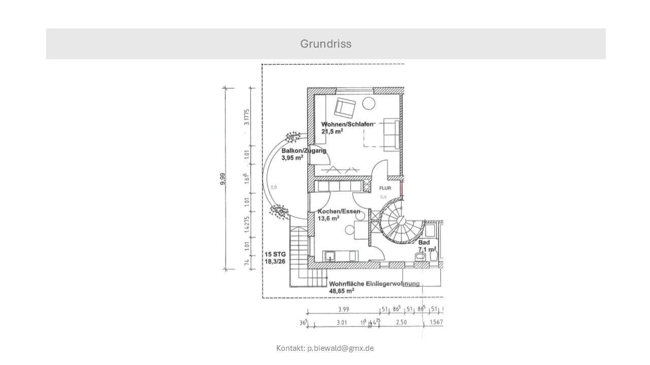 Prenájom bytu 2-izbový 50 m², Untere Parkstr 30, Haar (Haar), Bavorsko Prenájom bytu 2-izbový 50 m², Untere Parkstr 30, Haar (Haar), Bavorsko