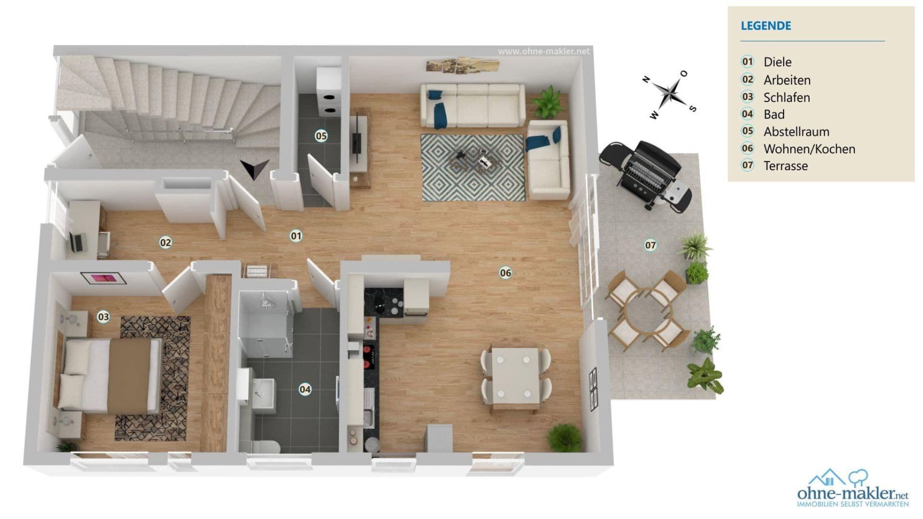 Prenájom bytu 2-izbový 73 m², Mälzerstraße 9, Paderborn, Severné Porýnie - Westfálsko Prenájom bytu 2-izbový 73 m², Mälzerstraße 9, Paderborn, Severné Porýnie - Westfálsko