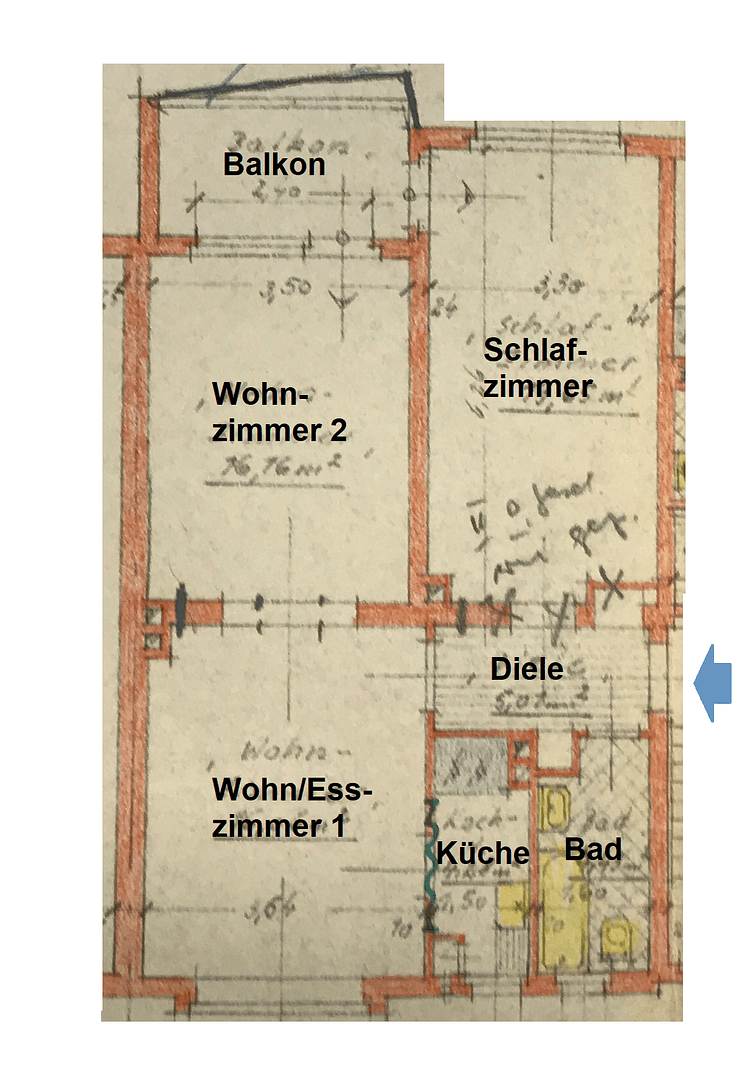 Prenájom bytu 3-izbový 70 m², Bunsenstr. 77, Essen, Severné Porýnie - Westfálsko Prenájom bytu 3-izbový 70 m², Bunsenstr. 77, Essen, Severné Porýnie - Westfálsko