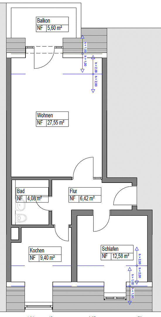 Predaj bytu 2-izbový 58 m², Vinzenzstr. 23, Hannover, Dolné Sasko Predaj bytu 2-izbový 58 m², Vinzenzstr. 23, Hannover, Dolné Sasko