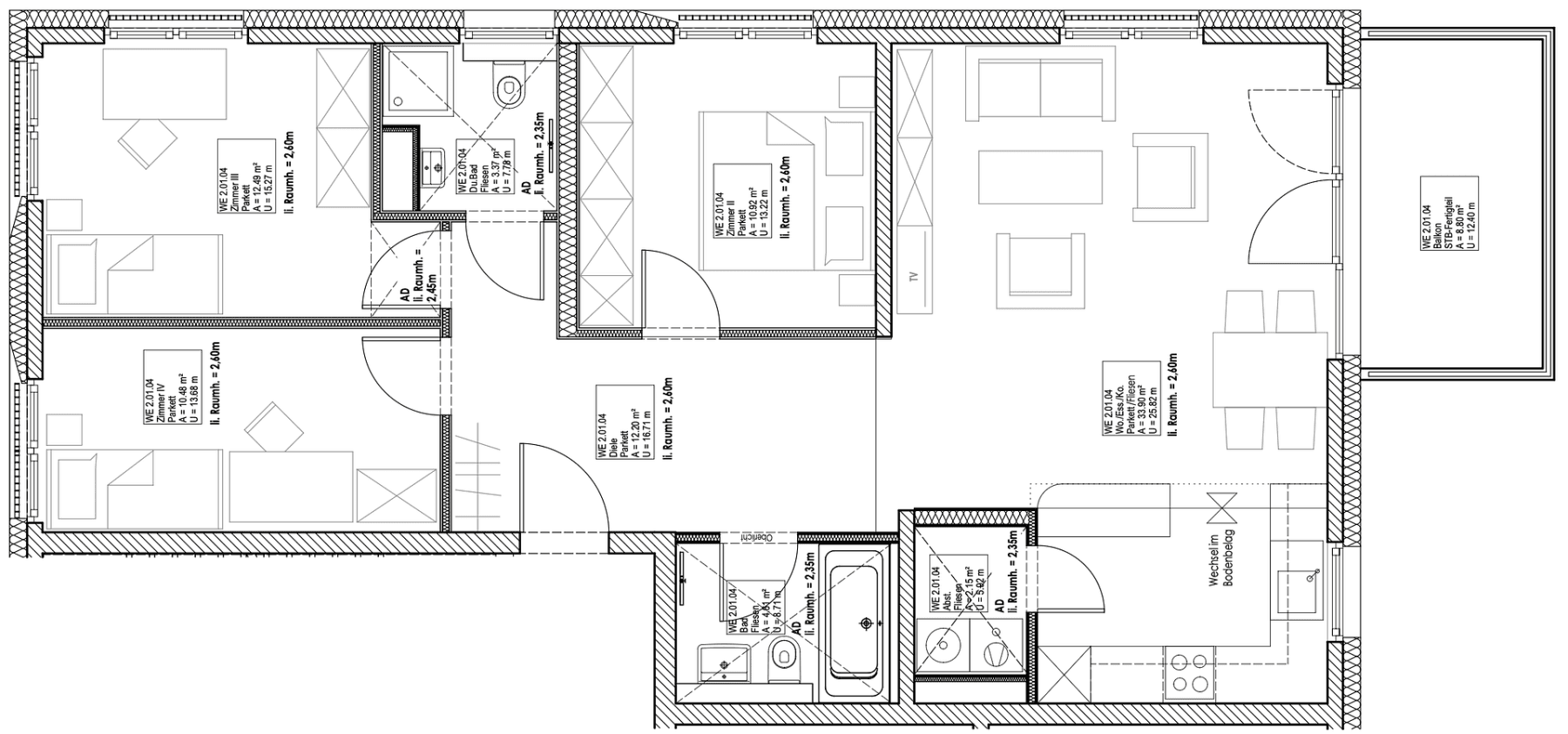 Predaj bytu 4-izbový 95 m², Köln-Vogelsang, Severné Porýnie - Westfálsko Predaj bytu 4-izbový 95 m², Köln-Vogelsang, Severné Porýnie - Westfálsko