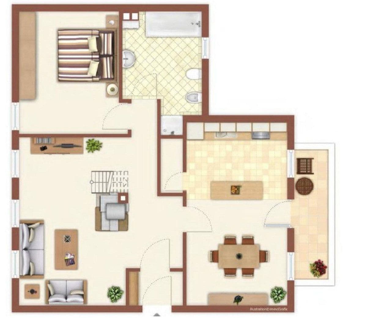 Prenájom bytu 2-izbový 77 m², Sindelsdorfer Straße 55, Penzberg, Bavorsko Prenájom bytu 2-izbový 77 m², Sindelsdorfer Straße 55, Penzberg, Bavorsko