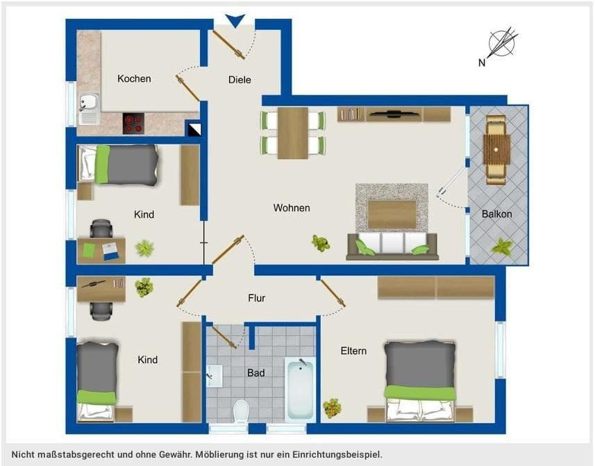 Predaj bytu 4-izbový 85 m², Roth, Bavorsko Predaj bytu 4-izbový 85 m², Roth, Bavorsko