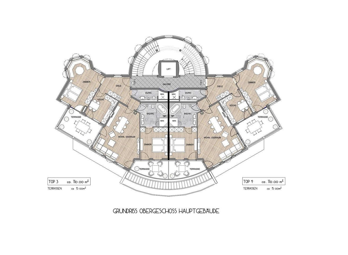 Prenájom bytu 3-izbový 110 m², Hermagor, Korutánsko Prenájom bytu 3-izbový 110 m², Hermagor, Korutánsko