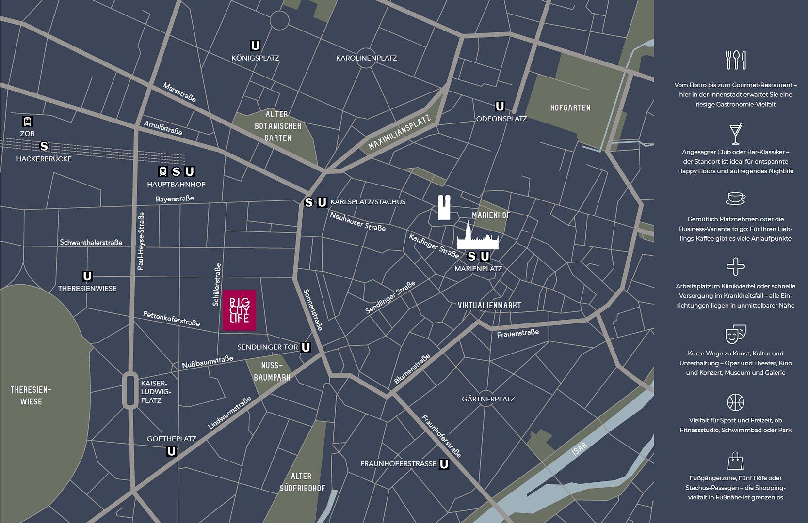 Prenájom bytu 1-izbový 32 m², Schillerstr.41, München, Bavorsko Prenájom bytu 1-izbový 32 m², Schillerstr.41, München, Bavorsko