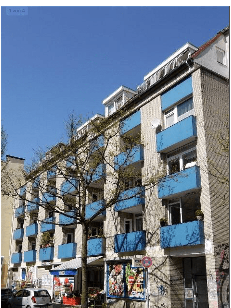 Predaj bytu 1-izbový 34 m², Holländische Reihe 50, Hamburg, Hamburg Predaj bytu 1-izbový 34 m², Holländische Reihe 50, Hamburg, Hamburg