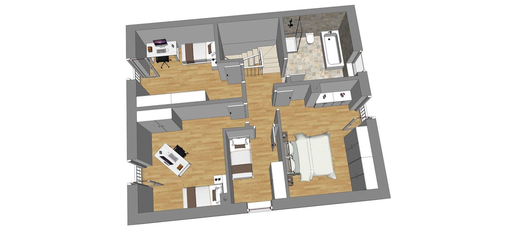 Predaj domu 128 m², pozemok 445 m², Niedertaufkirchen, Bavorsko Predaj domu 128 m², pozemok 445 m², Niedertaufkirchen, Bavorsko