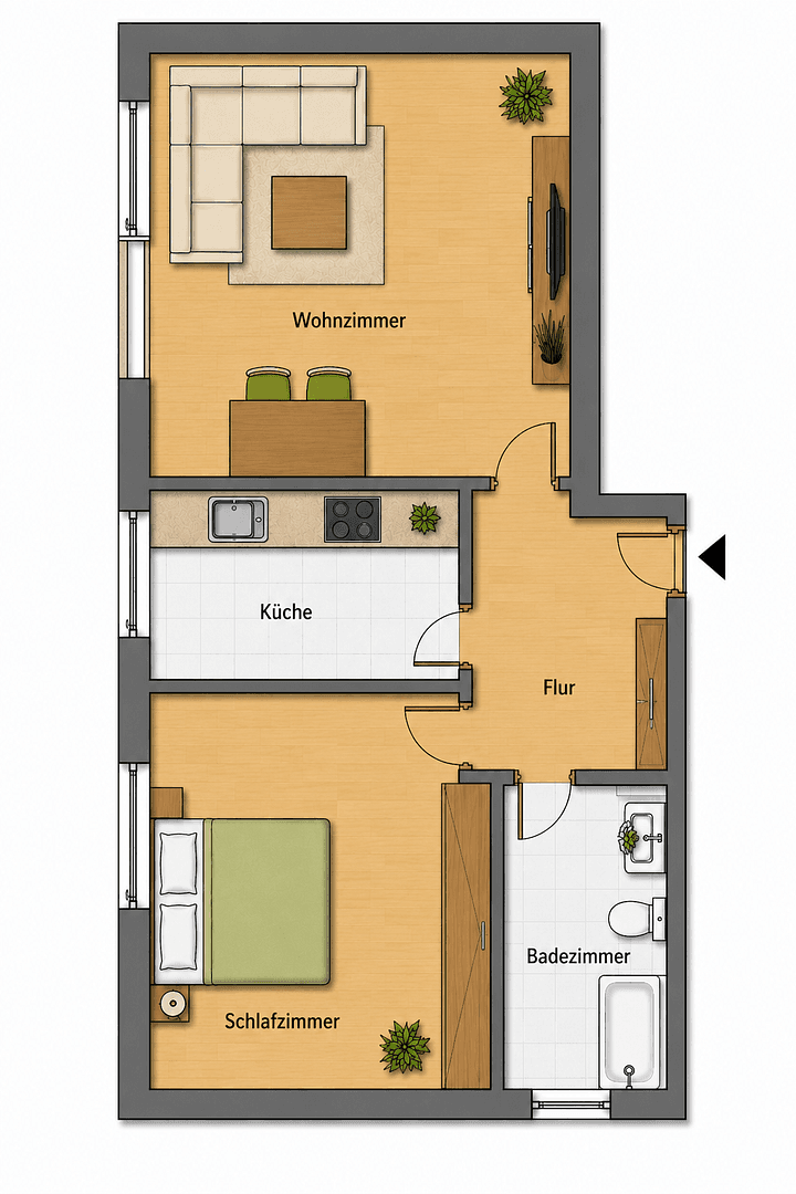 Predaj bytu 2-izbový 49 m², Frankfurt am Main, Hesensko Predaj bytu 2-izbový 49 m², Frankfurt am Main, Hesensko