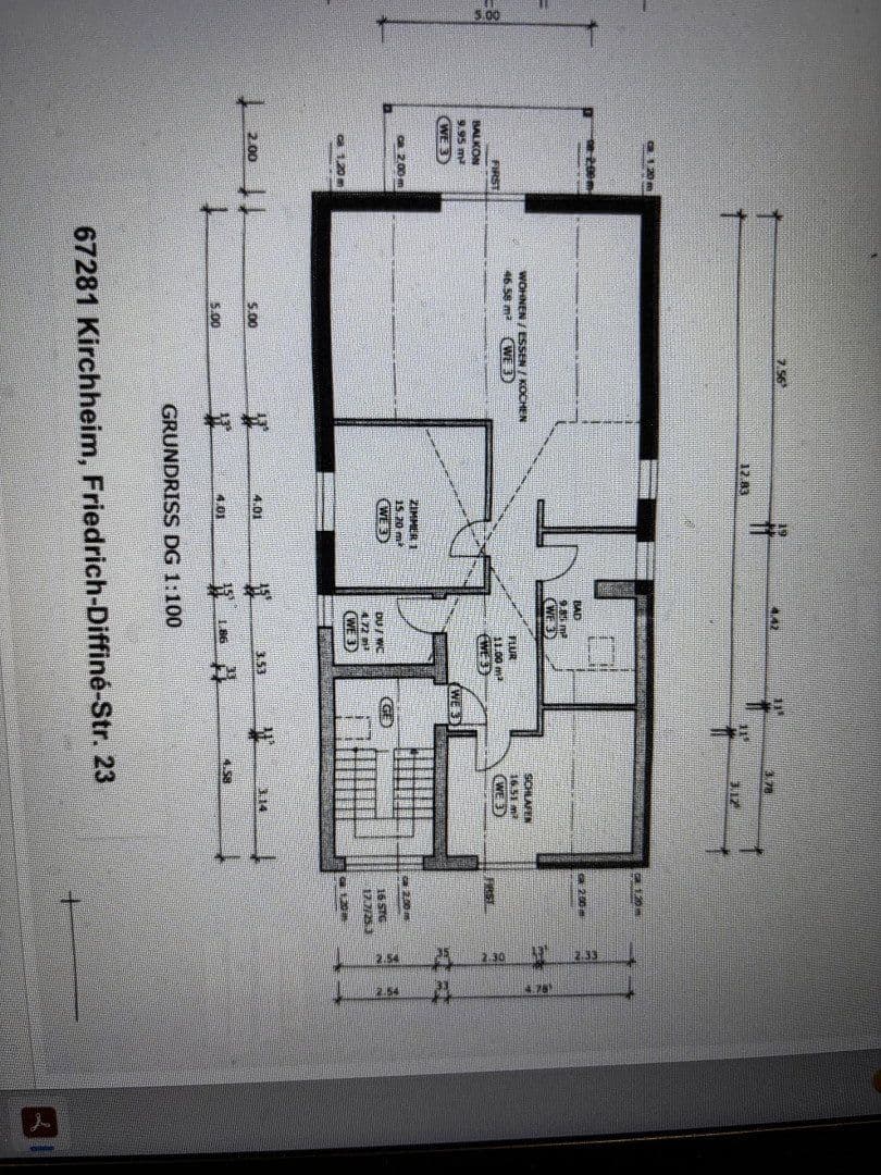 Prenájom bytu 3-izbový 100 m², Friedrich-Diffine-Str. 23, Kirchheim an der Weinstraße, Porýnie-Falcko Prenájom bytu 3-izbový 100 m², Friedrich-Diffine-Str. 23, Kirchheim an der Weinstraße, Porýnie-Falcko