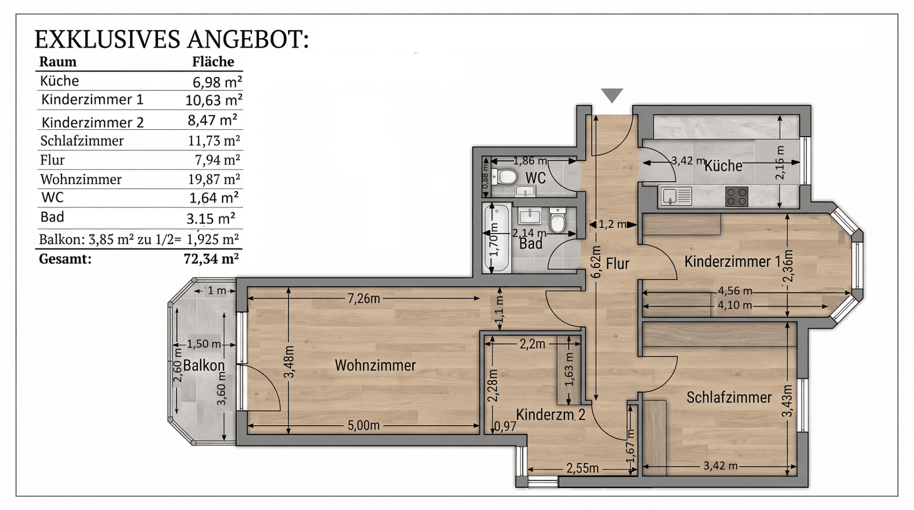 Predaj bytu 4-izbový 73 m², Unterschleißheim, Bavorsko Predaj bytu 4-izbový 73 m², Unterschleißheim, Bavorsko