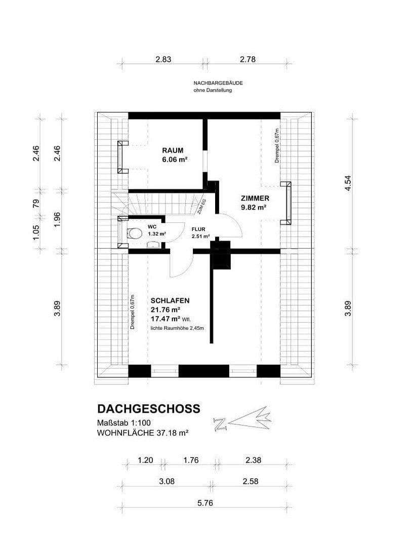 Predaj domu 93 m², pozemok 255 m², Teutoburger-Wald-Str. 3, Bremen, Brémy Predaj domu 93 m², pozemok 255 m², Teutoburger-Wald-Str. 3, Bremen, Brémy