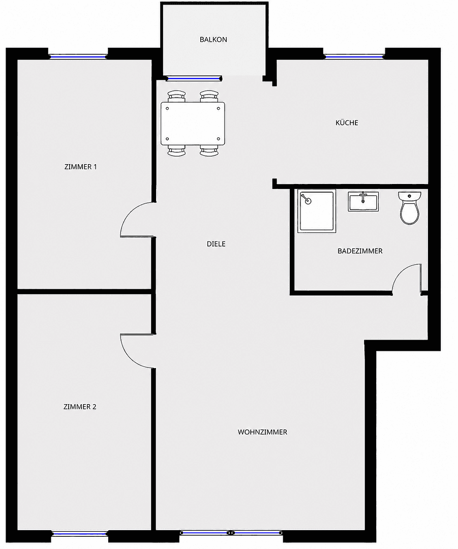 Prenájom bytu 3-izbový 67 m², Hamburg, Hamburg Prenájom bytu 3-izbový 67 m², Hamburg, Hamburg