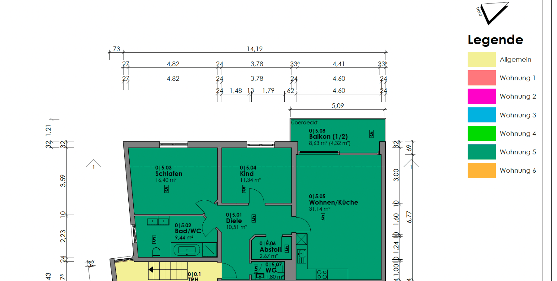 Prenájom bytu 3-izbový 88 m², Luttinger Straße 30a, Laufenburg (Baden), Bádensko-Wurttembersko Prenájom bytu 3-izbový 88 m², Luttinger Straße 30a, Laufenburg (Baden), Bádensko-Wurttembersko